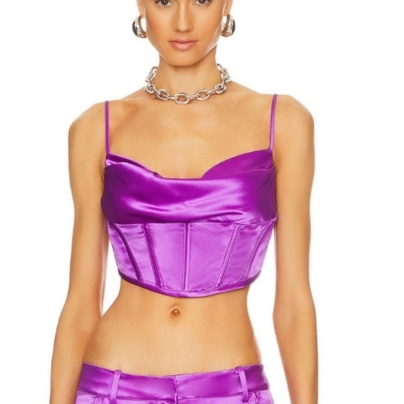 Retrofete Celia Top in Orchid Purple - Picture 1 of 6